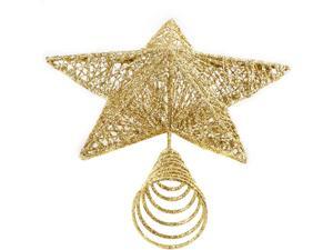 FYUU 15cm Christmas Tree Topper Star Topper Ornaments Decorations Indoor Home Decor