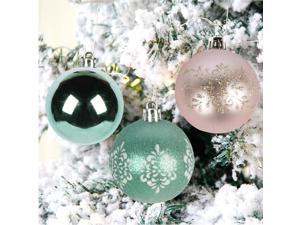 30ps Christmas Ball Ornaments Glitter Shatterproof XMAS Tree Ball Decoration Mini