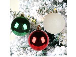 30 Pieces Christmas Ball Ornaments Colorful Clear Shatterproof Christmas Decorations Tree Balls for Xmas Holiday Wedding Party Decoration Tree Ornaments Hook Strings Included 2 Inch