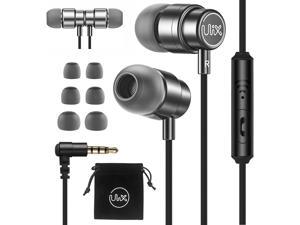 ULIX Rider Wired Earbuds inEar Headphones Earphones with Microphone 5 Years Warranty Ecouteur avec Fil AntiTangle Reinforced Cable 48 Driver Bass Ear Buds Phones for iPhone iPad Samsung