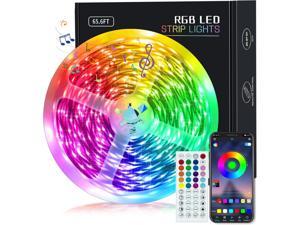656ft LED Lights for Bedroom Music Sync RGB LED Strip Lights with APP  Remote Control Luces LED para Cuarto Bluetooth LED Lights for Room Home Decoration
