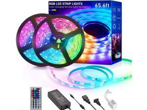 LED Strip Lights,NightScene 32.8FT LED Music Sync Color Changing Lights 