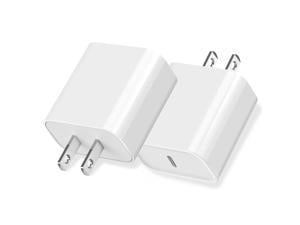 iPhone 14 13 Fast Charger BlockUSB C Wall Charger 2Pack 20W PD Fast Charging Block Type C Charger Brick Power Adapter Plug Box Apple Chargers for iPhone 14 Pro Max14 Plus13 Pro12 ProAirPodsiPad