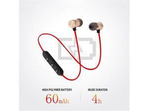 JIMTAB Earbuds Sport Magnetic Wireless Headphones Stereo Music Earbuds Metal Earbuds With Mic For All Phones Gifts for Man