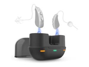 Tking Mini Invisible Rechargeable Hearing Aids Digital Personal Hearing Enhancer For Adults, Easy Operation A Pair With Noise Cancelling Portable Hearing Assist Devices