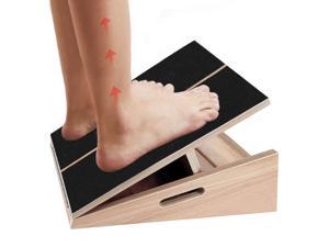 Wood Slant Board Exercise Adjustable Incline Calf Stretch Stretcher Wedge Footrest for Squats Achilles Plantar Fasciitis