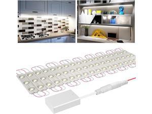 10FT LED Battery Operated Lights, 6000K Stick on Lights for Cabinet, Vanity Mirror, Kitchen, Counter, Shelf, Closet, Wardrobe, Cupboard, Stairs, Battery Powered Lights