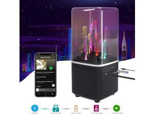 City Light Bluetooth Audio, Portable Small Audio, Multifunctional Colorful Table Lamb for Working Place, Study Room & Kitchen