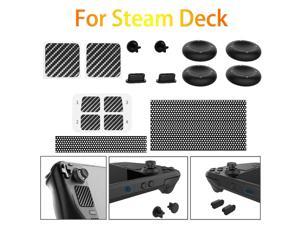 For Steam Deck Console Protection Kit Silicone Dust Plug Set Thumb Grips Caps