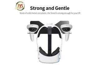 Virtual Reality Headset Wall Mounted Hook Stand for Oculus Quest 2 VR  For Samsung Gear VR  For Sony PlayStation VR Glasses Controller Support Holder Bracket White