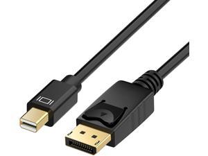 Mini DisplayPort to DisplayPort Monitor Cable/DP to DP VR/3D/4k/2k/1080P ULTRA FAST SPEED Video Cable/ DP Male to DP Male 6FT Cable Mini DisplayPort to DisplayPort Cable