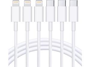 USB-C/Type-C/USB C iPhone Cable 3ft Long Heavy Duty Cord iPhone 13, 12, 11 Pro/Max/Mini, XR, XS/Max, X, 8, 7, 6, 5, SE, iPad charger cable (3PACK)