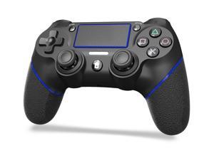 Controller for PS4, Wireless Controller for PS4 / Pro / Slim / PC, with Dual Vibration Six Axis Gamepad Controller, 3.5mm Bluetooth Joystick Headphone for Playstation 4(black)