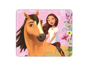 Spirit Riding Free Mouse Pad Square Anti-Slip Rubber Mousepad for Gaming Desk Computer Pads Cartoon Horse Anime Girl Mouse Mat