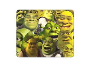 Anime Movie Shrek Collage Mouse Pad Square Anti-Slip Rubber Mousepad for Gamer Office Laptop Computer PC Table Mat Decor Cover