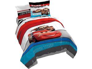 Disney Pixar Cars Racing Machine Multi-Color 5 Piece Twin Bed Set