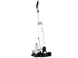 Wireless Wet and Dry Vacuum Cleaner, 3-in-1 Floor Cleaner with Two Tank System, 5000 mAh, Self-Cleaning System, LED,White