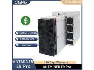 New OEMGMINER Bitmain Antminer E9 Pro ETC Ethash Miner Hashrate 3680M Power 2200W 06JM Bulidin PSU