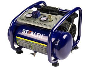 Stealth Portable Ultra Quiet Air Compressor,3 Gallon,Oil-Free Pump,1HP,150 PSI,120V,60Hz Electric Air Tool SAQ-1301,Blue