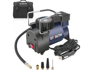 Stealth Air Compressor Tire Inflator Portable 12V DC Auto Digital Tire Pump ,120PSI Air Pump for Car Tires , Trucks, Motorcycles and Other Inflatables ST-IN210DC