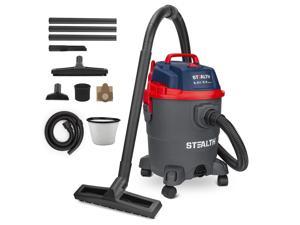 STEALTH 5 Gallon 5.5 Peak HP Wet Dry Vacuum Cleaner, Powerful Suction 3 In 1 Shop Vacuum with Blower & Drain Port, Ideal for Home, Garage, Car, Workshop, Model: ECV05P2