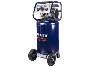 STEALTH Air Compressor max 150 PSI, Ultra Quiet, Oil-Free and Long Life Cycle,1.8 Hp 20 Gallon Compressor with Large Rubber Wheels SAQ-12018