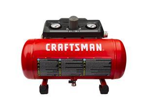 CRAFTSMAN 1.5 Gallon 3/4 HP Portable Air Compressor, Max 135 PSI, 1.5 CFM@90psi, Oil Free Air Tank, Electric Air Tool, CMXECXA0200141A , Red