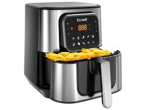 ECOWELL Air Fryer, 6 Quart Large Air Frier, 8 Food Presets To Air Fry, Roast, Bake and Reheat, Healthy Cooking, BPA-Free, Nonstick & Dishwasher-Safe, 1700W, TXS5T2