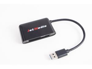 JetMedia CR301 Professional USB3.0 Multi-Card Reader 5Gbps High Speed Industrial Grade Durability