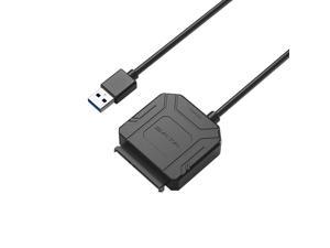 JetMedia U3-SAT01 SATA to USB3.0 Adapter SATA Hard Drive Convert To External Hard Drive Quick Conversion Plug & Play