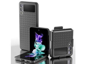 Samsung Galaxy Z Flip4 67 2022 Rome Tech Shell Holster Combo Case  Black