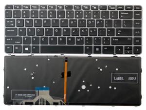 New HP EliteBook Folio 1040 G3 Silver Frame Black US EN Backlit Keyboard