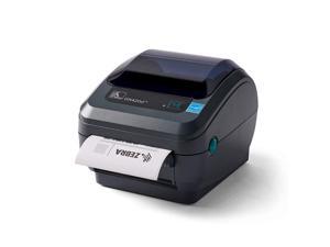 Zebra GX420d Direct Thermal Desktop Printer Print Width of 4 in USB Serial and Parallel Port Connectivity Includes Peeler