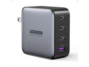 UGREEN 100W USB C Multiport Charger - 4-Port USB Charging Station GaN Fast Charger Power Adapter Compatible for MacBook Pro/Air, iPad Pro, iPad Mini 6, Dell XPS, Galaxy S21/S20, iPhone 13/13 Pro Max/1