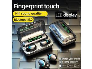 TWS Wireless Bluetooth 5.0 Earphone Mini Invisible Stereo Noise Canceling Headset LED Display