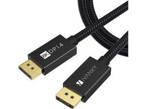 DisplayPort Cable 1.4, iVANKY 8K DP Cable 10ft [8K@60Hz, 4K@144Hz, 1080P@240Hz], Support HBR3, 32.4Gbps, HDCP 2.2, HDR, Compatible for Gaming Monitor, TV, PC, Laptop and More