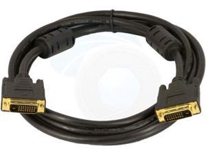 AYA 10Ft. (10 Feet) DVI-D Dual Link M/M (24+1 Pin) Cable w/Ferrites and Gold Connector