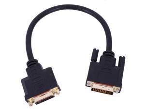 0.5M DVI -D Dual Link Male Digital 24+1 to DVI 24+1 Female VIDEO Extension Cable 50cm for Monitor Projector