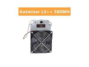 ANTMINER L3++( With Power Supply ) 580 MH/s Litecoin Dogecoin Merge mining LTC Miner Merge DOGE Miner LTC Mining Machine Better Than ANTMINER L3 L3+ S9 S9i ASIC Miners