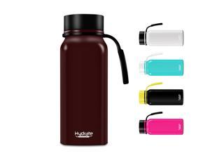 Hydrate Factory Soccer Sports Water Bottle with Straw - Insulated