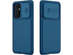 OnePlus 9 Pro Case with Camera Cover,OnePlus 9 Pro Slim Fit Thin Polycarbonate Protective Shockproof Cover with Slide Camera Cover, Upgraded Case for OnePlus 9 Pro 6.7 inch (Blue)