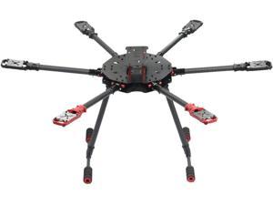 Saker 610mm  675mm 6 Axle Carbon Fiber Aircraft Folding Rack DIY RC Drone Hexacopter Frame Kit with Landing Skid Motor Mount 675mm