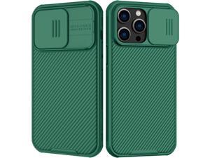 Nillkin for iPhone 14 Pro Max Case with Slide Camera Cover Lens Protection CamShield Pro AntiScratch  Shockproof Protective Phone Case for iPhone 14 Pro Max 67 inch  Green