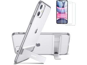 ESR Metal Kickstand Designed for iPhone 11 Case  2 Pack TemperedGlass Screen Protector for iPhone 11