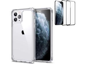 ESR Air Armor Designed for iPhone 11 Pro Max Case  2Pack FullCoverage TemperedGlass Screen Protector for iPhone 11 Pro Max
