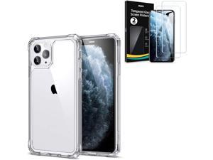 ESR Air Armor Designed for iPhone 11 Pro Max Case  2 Pack TemperedGlass Screen Protector for iPhone 11 Pro Max