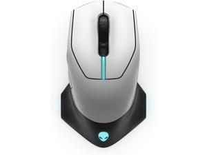 Alienware WiredWireless Gaming Mouse 610MLight Lunar Light