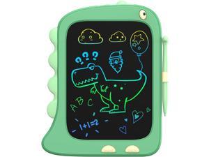 LCD Writing Tablet Toys 85 Inch Doodle Board Drawing Pad Gifts for Kids Dinosaur Drawing Board for Christmas Birthday Gift for Toddler Boys Girls 2 3 4 5 6 Years OldGreen