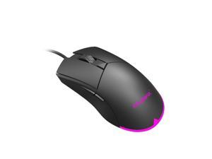Colorful CGM100 Wire Gaming Mouse, Ergonomic Hand Grips, 9 Buttons 6000 DPI RGB Light Effect Gaming Mouse  for Desktop, Laptop, PC Gamer