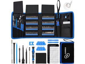 Screwdriver Sets 142-Piece Electronics Precision Screwdriver with 120 Bits Magnetic Repair Tool Kit for iPhone, MacBook, Computer, Laptop, PC, Tablet, PS4, Xbox, Nintendo, Game Console